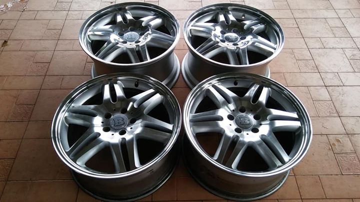 ล้อ brabus block 6 หน้า 8.5 หลัง 9.5 et 35