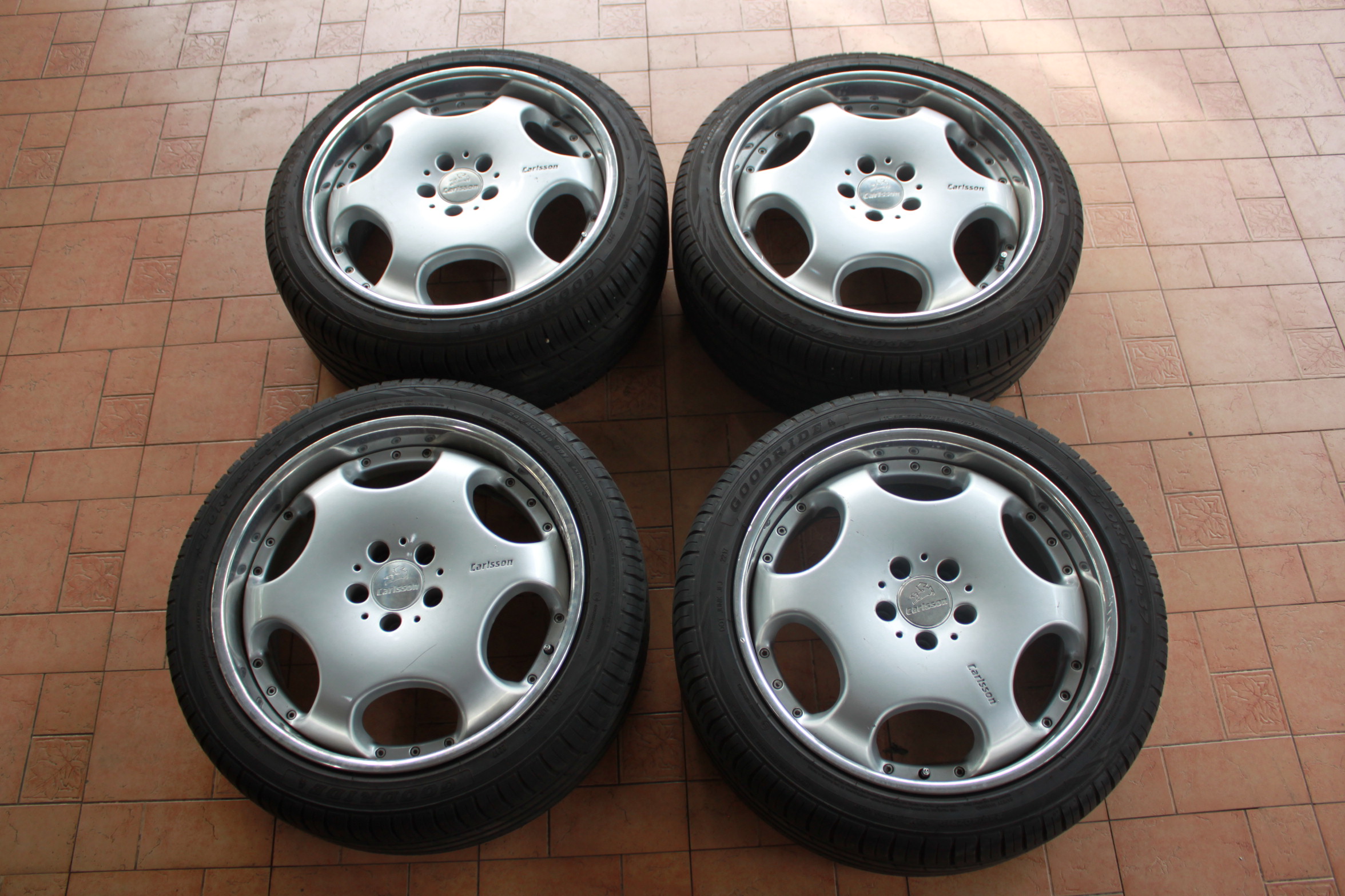 ล้อ carlsson 19 นิ้ว หน้า 8 ET40 หลัง 9 ET35